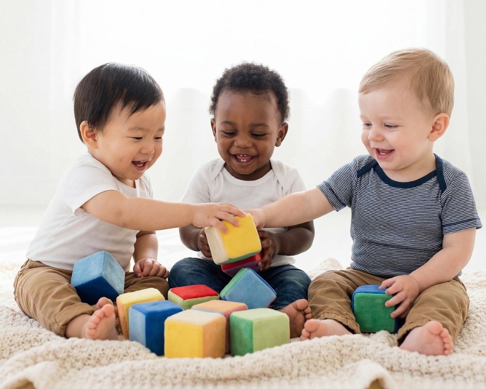 Trẻ có thể làm quen với tiếng Anh từ những năm đầu đời thông qua âm thanh, bài hát, câu chuyện và tương tác
