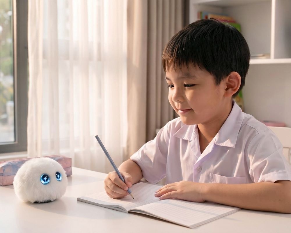 Robot AI Cuppy – Bạn đồng hành AI học tiếng anh 100% không màn hình hoàn hảo cho trẻ Việt