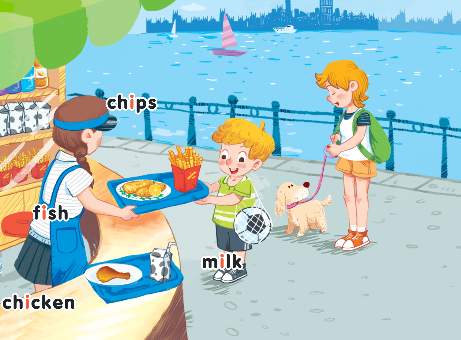 Cover: At the fish and chip shop