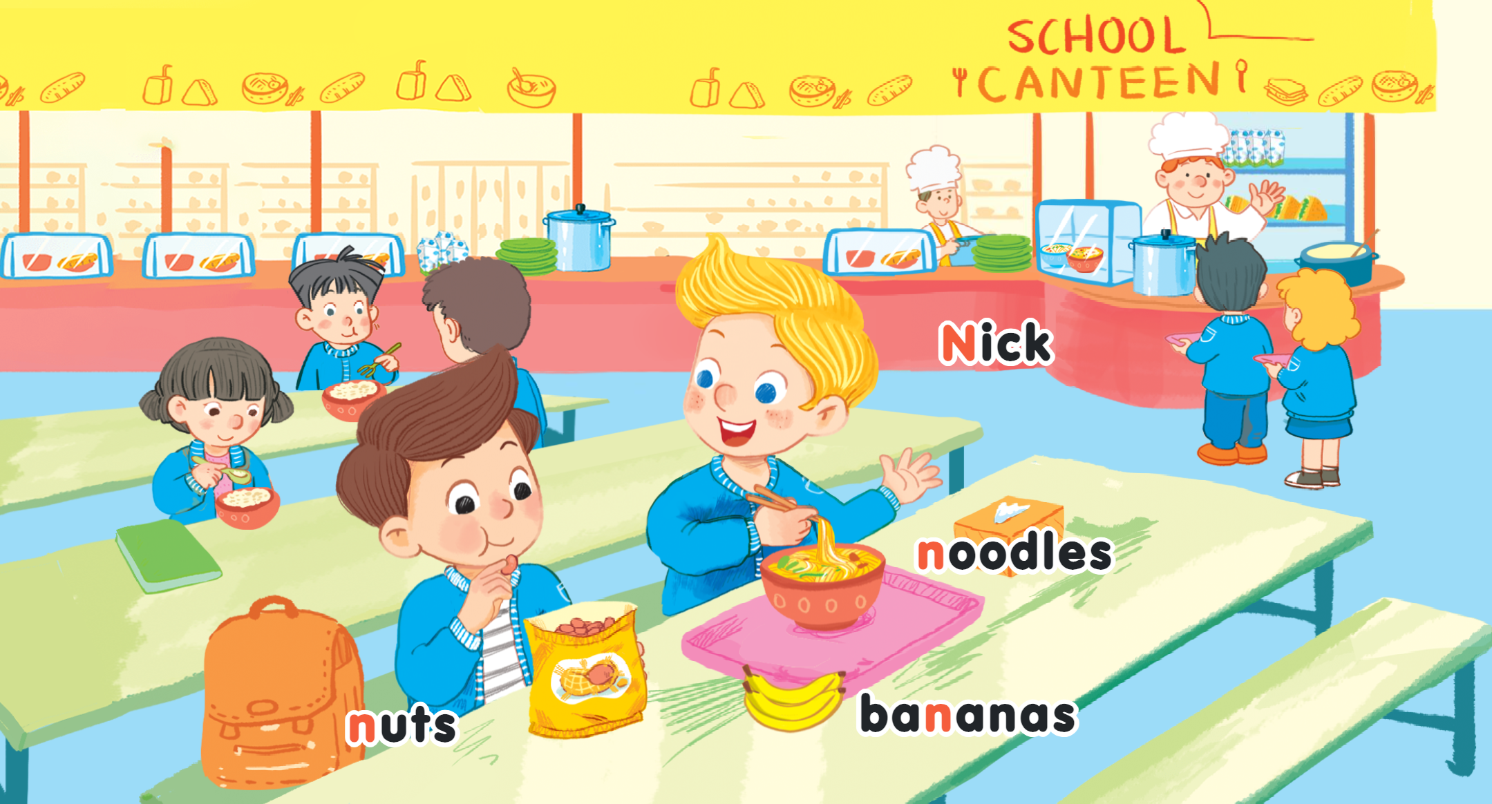 Cover: In the school canteen
