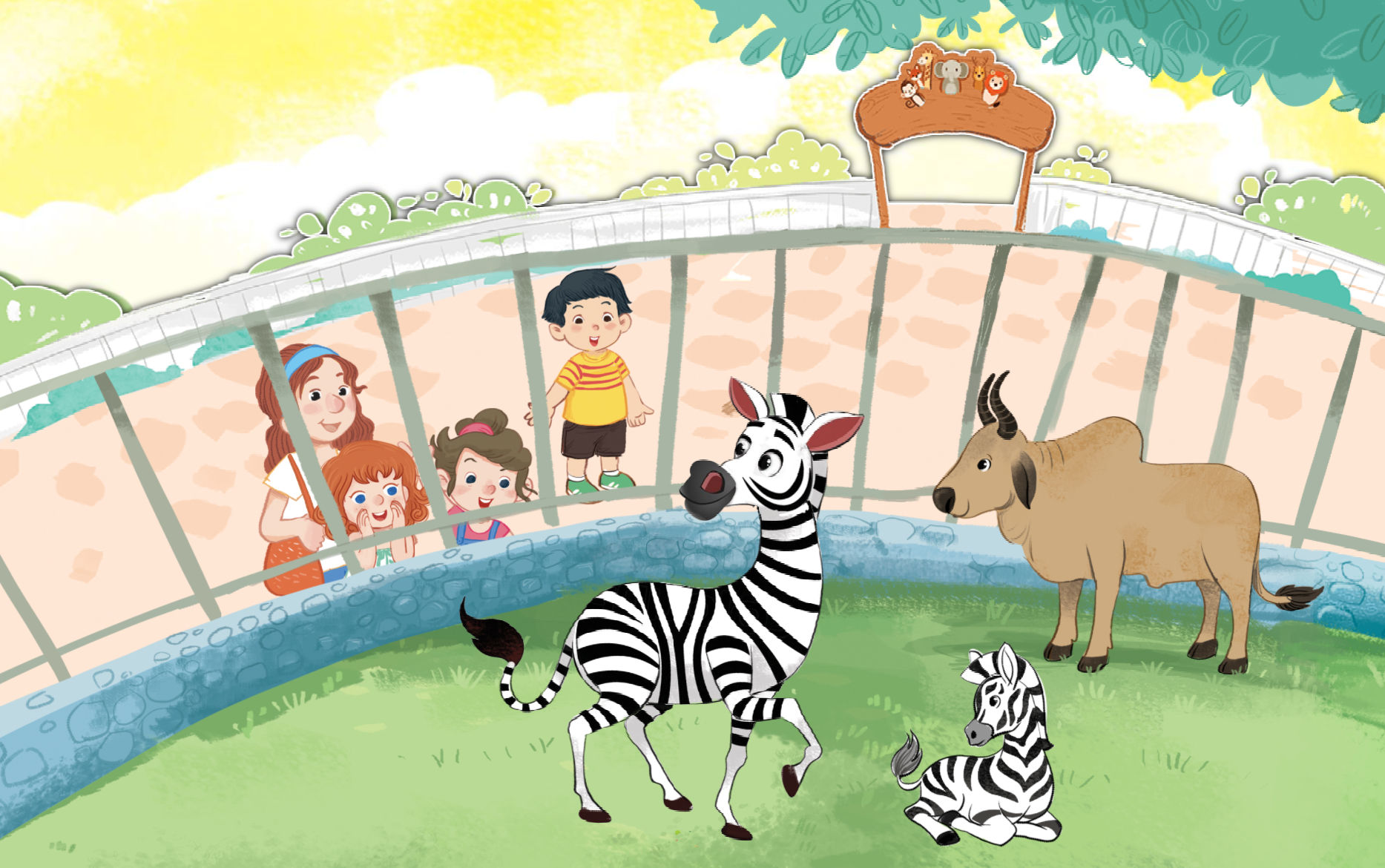 Cover: At the zoo