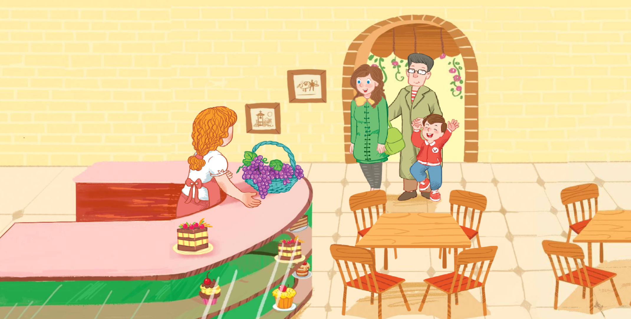 Cover: At the café
