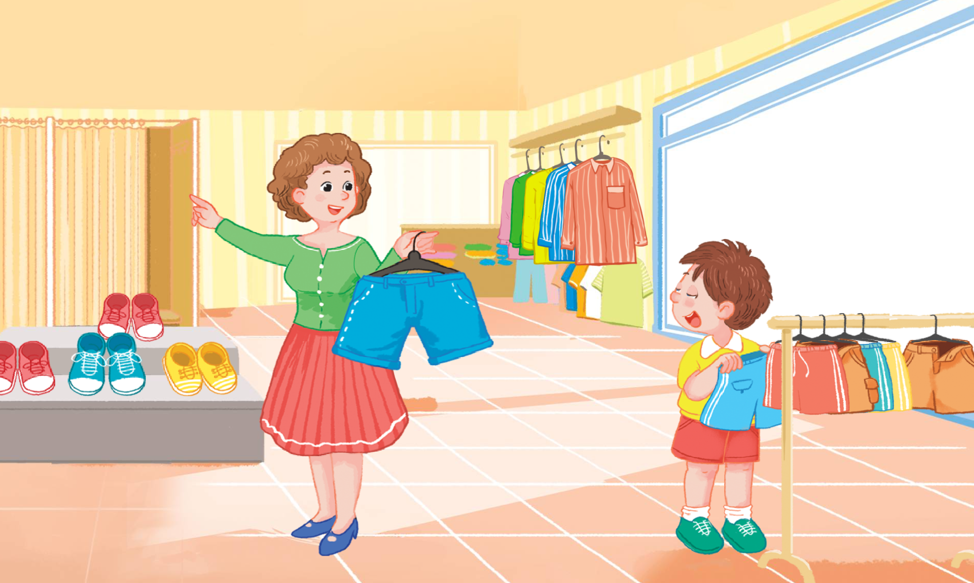 Cover: In the clothes shop
