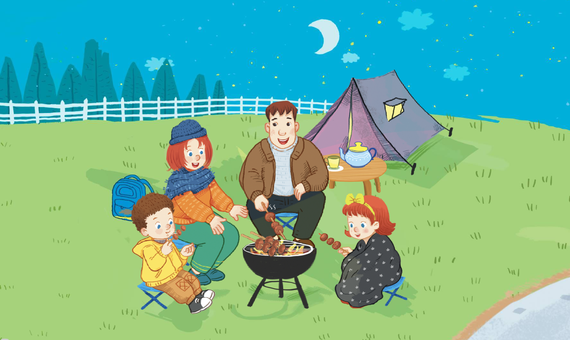 Cover: At the campsite