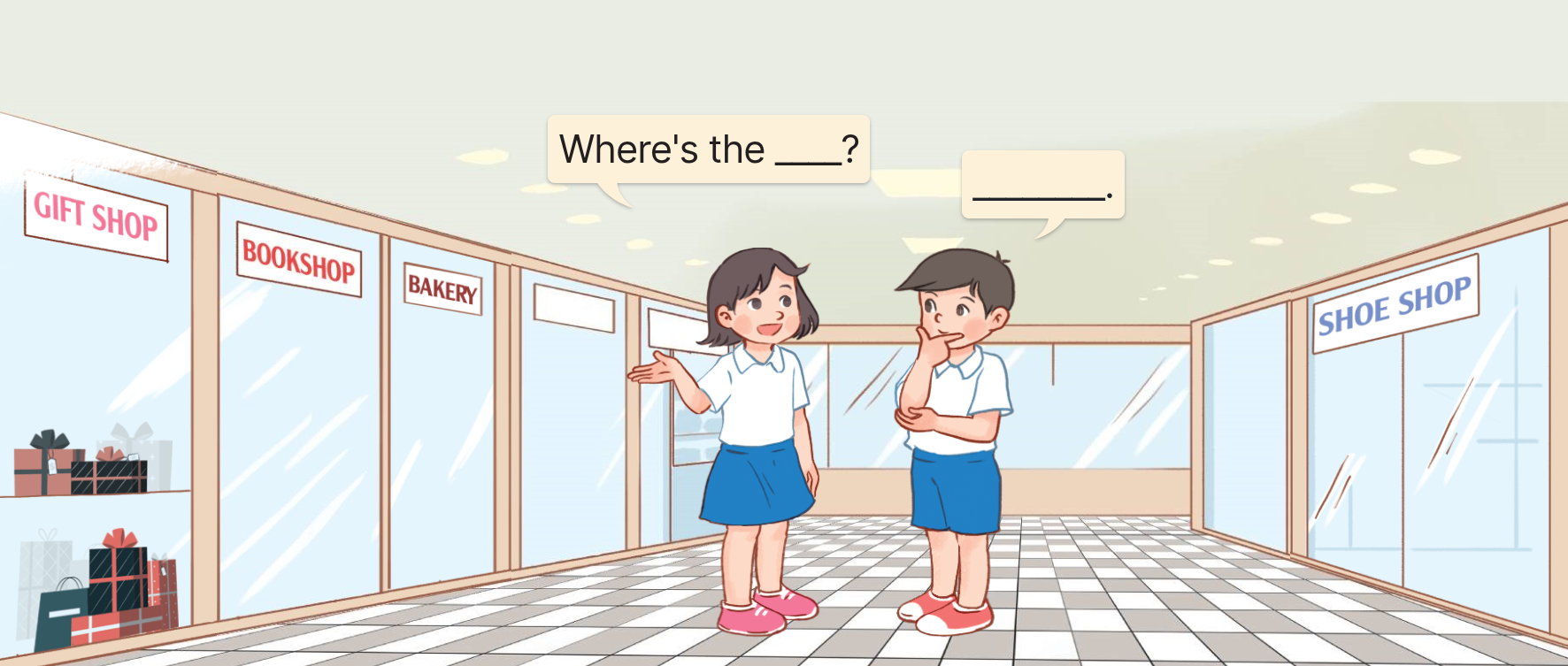 Cover: At the shopping centre