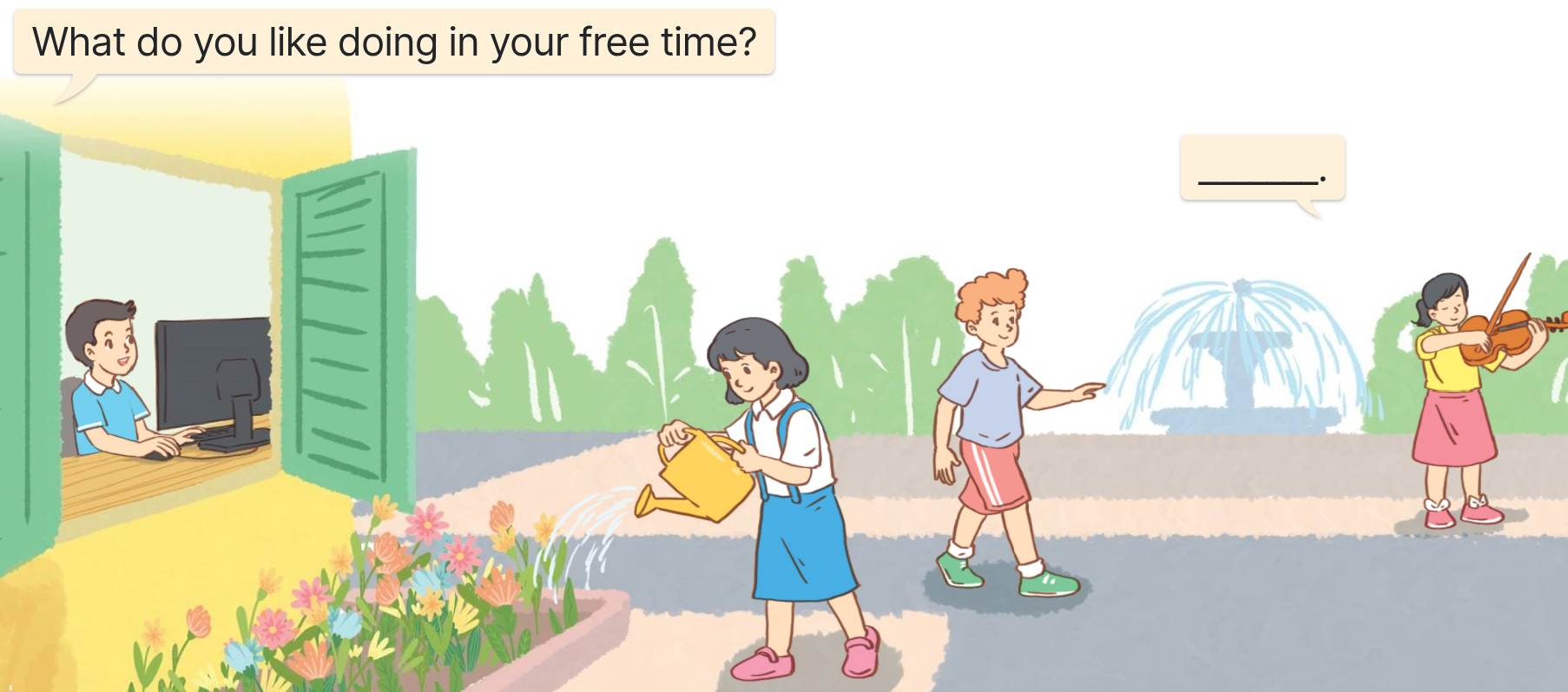 Cover: Our free-time activities