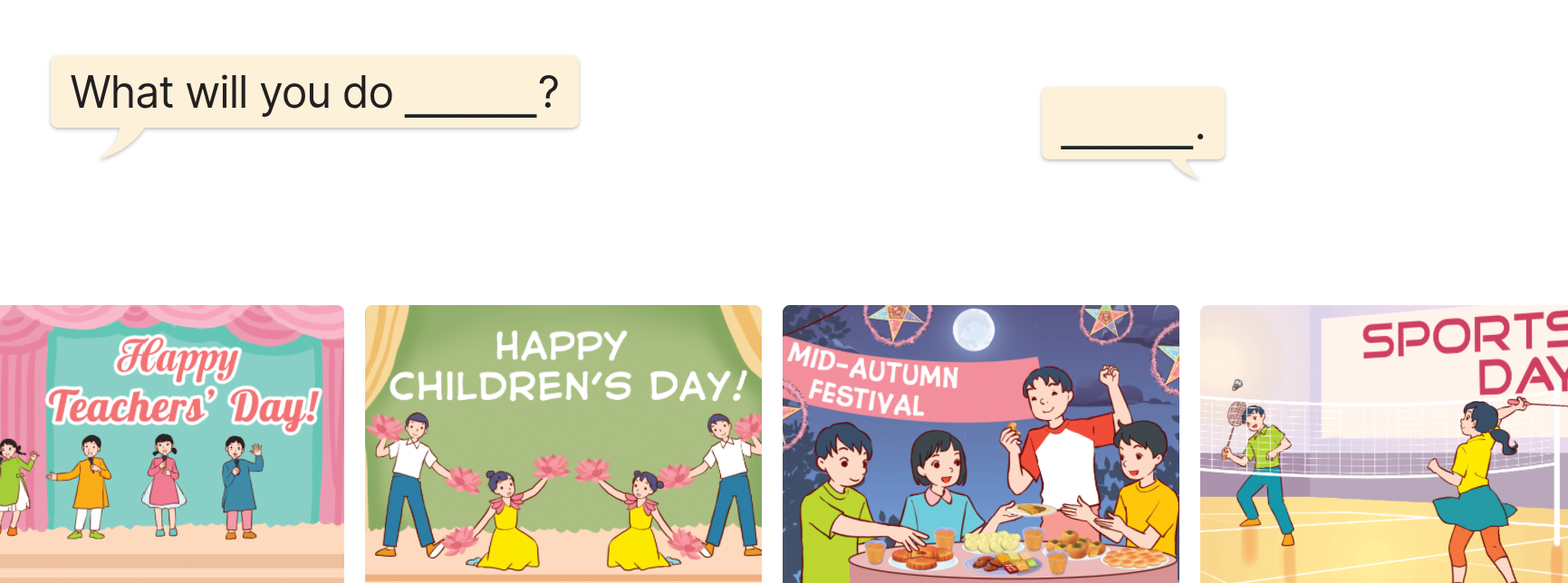 Cover: Our special days